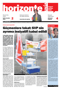 G&ouml;&ccedil;menlere tokat: SVP nin ayrımcı insiyatifi kabul edildi