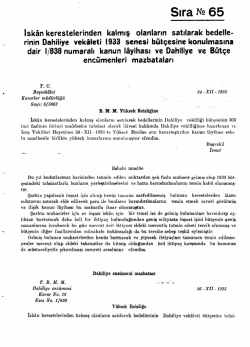 Sıra Ns 65 İsk&acirc;n kerestelerinden kalmış olanların satılarak bedelle