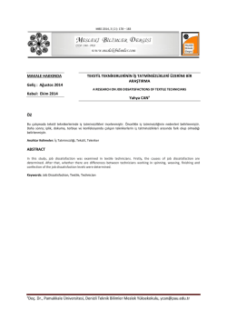 aDo&ccedil;. Dr., Pamukkale &Uuml;niversitesi, Denizli Teknik Bilimler Meslek