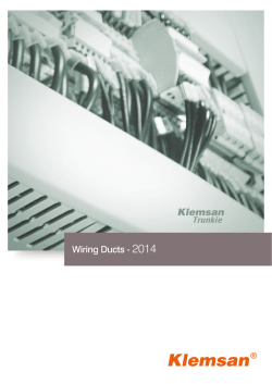 2014 Wiring Ducts Catalog