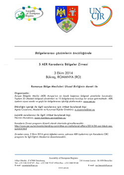 3 Ekim 2014 B&uuml;kreş, ROMANYA (RO)