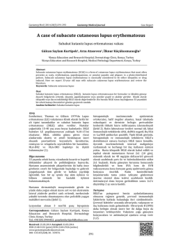 PDF Fulltext - Gaziantep Medical Journal