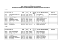 tc sinop &uuml;niversitesi ayancık meslek y&uuml;ksekokulu 2014
