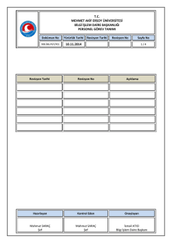 İdari Büro Çalışma Grubu Sorumlusu