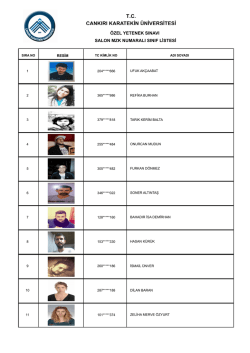 T.C. &Ccedil;ANKIRI KARATEKİN &Uuml;NİVERSİTESİ