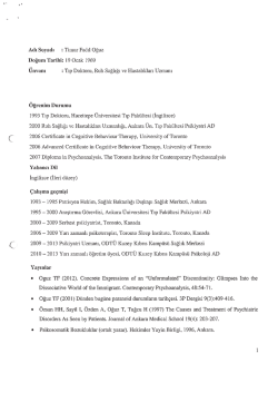 Detaylı Doktor Profili