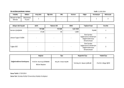 SAYI : B - İstanbul Kültür Üniversitesi