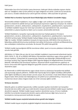 Fatih Şener: Patlamadan &ouml;nce kimi hızlı kimileri yavaş