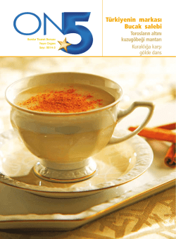 T&uuml;rkiyenin markası Bucak salebi