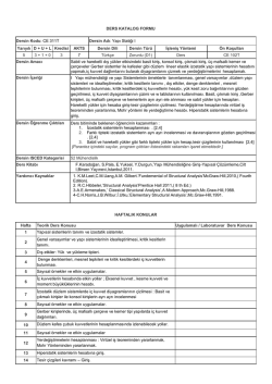 CE 311T Yapi Statigi Iİndir