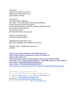 beş senedir ne aradım