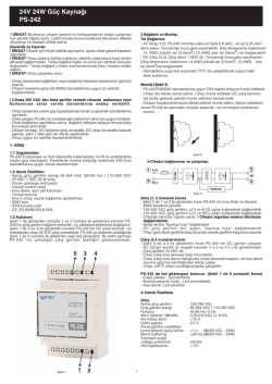 PS-242 24V 24W G&uuml;&ccedil; Kaynağı.FH9