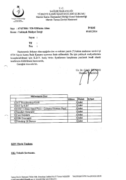%“éş mmàğş Mersin Kamu Hastaneleri Birliği Genel Sekreterliği