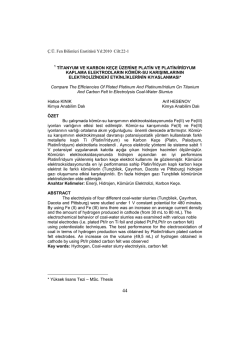 farklı k&ouml;m&uuml;r ve linyitlerin asidik sulu ortamlarda