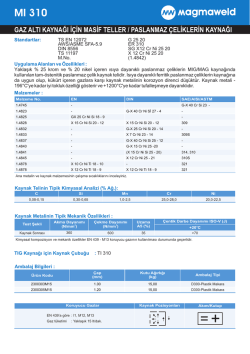 MI 310 - Oerlikon Kaynak