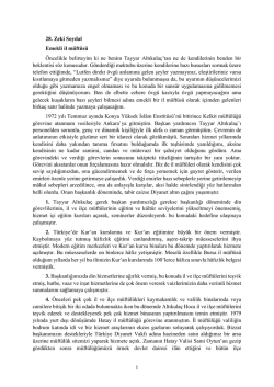 28. Zeki Soydal Emekli il m&uuml;ft&uuml;s&uuml; &Ouml;ncelikle belirteyim ki ne benim