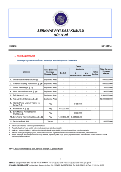 30 - Sermaye Piyasası Kurulu
