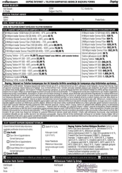 millenicom OOPİNG İNTERNET + TELEFON KAMPANYAsı