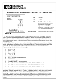 MLDISP Kullanım Kılavuzu