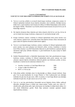 Akademik Personel G&ouml;revlendirme Esasları