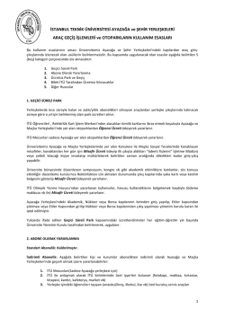 İndir - Kart işlem Merkezi - İstanbul Teknik &Uuml;niversitesi