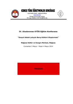 IV. Uluslararası KT&Ouml;S Eğitim Konferansı