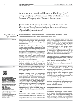 Tam Metin (PDF) - Turkish Archives of Otolaryngology