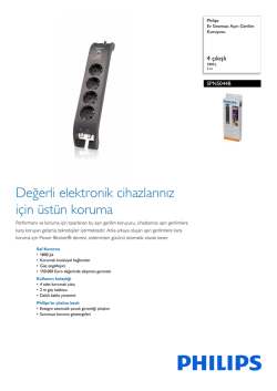 SPN5044B/10 Philips Ev Sineması Aşırı Gerilim Koruyucu