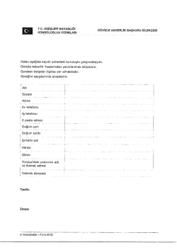 Dovizle Askerlik Basvuru - Turkish Canadian Society