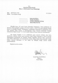 Detaylar - B&uuml;t&ccedil;e ve Mali Kontrol Genel M&uuml;d&uuml;rl&uuml;ğ&uuml;