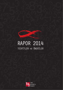 RAPOR 2014 - T&uuml;rk Matematik Derneği