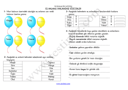 Eş Anlamli S&ouml;z&uuml;kler