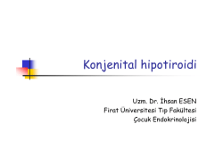 Konjenital hipotiroidi