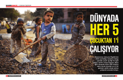 HABERANALİZ / &Ccedil;OCUK İŞ&Ccedil;İLER Uluslararası &Ccedil;alışma
