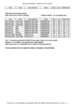 BSR Fiyat Listesi -1EKIM2014.xlsx