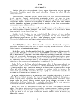 1 ŞİFRE S&Uuml;LEYMANİYE Tarihler 1555 yılını g&ouml;stermektedir. Kanuni