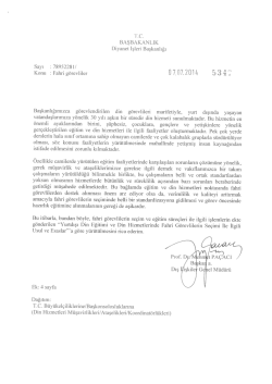 fahri g&ouml;revlilik sınavı usul ve esasları