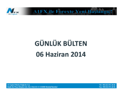 G&Uuml;NL&Uuml;K B&Uuml;LTEN 06 Haziran 2014