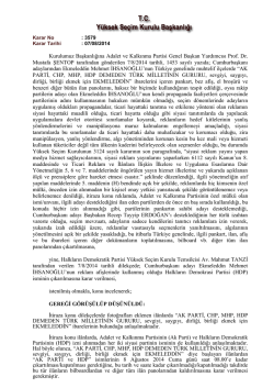 (Ak Parti) ile Halkların Demokratik Partisinin