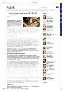 Se&ccedil;meni şarkılarla tavlamak m&uuml;mk&uuml;n