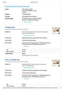 Premiere Classe Geneve Pr&eacute;vessin &Uuml;&ccedil; Kişilik Oda Oda 2: &Uuml;&ccedil; Kişilik