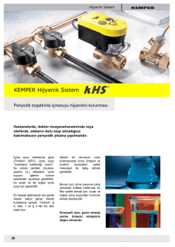 KEMPER Hijyenik Sistem