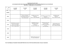 teknoloji fak&uuml;ltesi ağa&ccedil;işleri end&uuml;stri m&uuml;hendisliği b&ouml;l&uuml;m&uuml; 2013