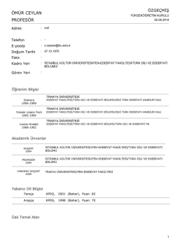 Detaylı &ouml;zge&ccedil;miş i&ccedil;in tıklayınız.