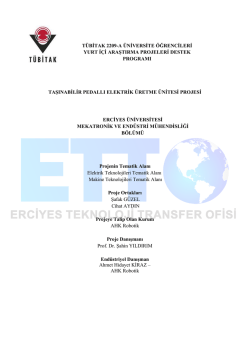 Proje Raporu &Ouml;rneği