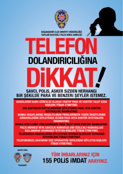 Telefon dolandırıcılığı adlı broş&uuml;r i&ccedil;in bu linke tıklayınız