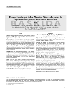 Dosya Y&uuml;kle - T&uuml;rk Psikiyatri Dergisi