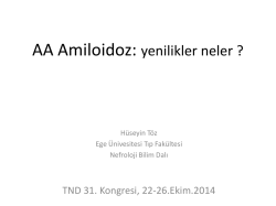 AA amiloidoz