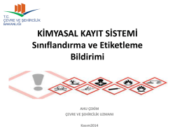 Kimyasal Kayıt Sistemi