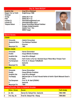 TR - Bozok &Uuml;niversitesi | İlahiyat Fak&uuml;ltesi